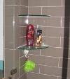 Glass Shower Shelves